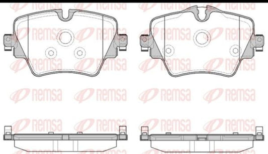 BMW X1 F48, X3 G01, 5 G30, Mini Cooper F54, F55, F56, F57, F60 Front Brake Pad Set - 1625.08 Remsa