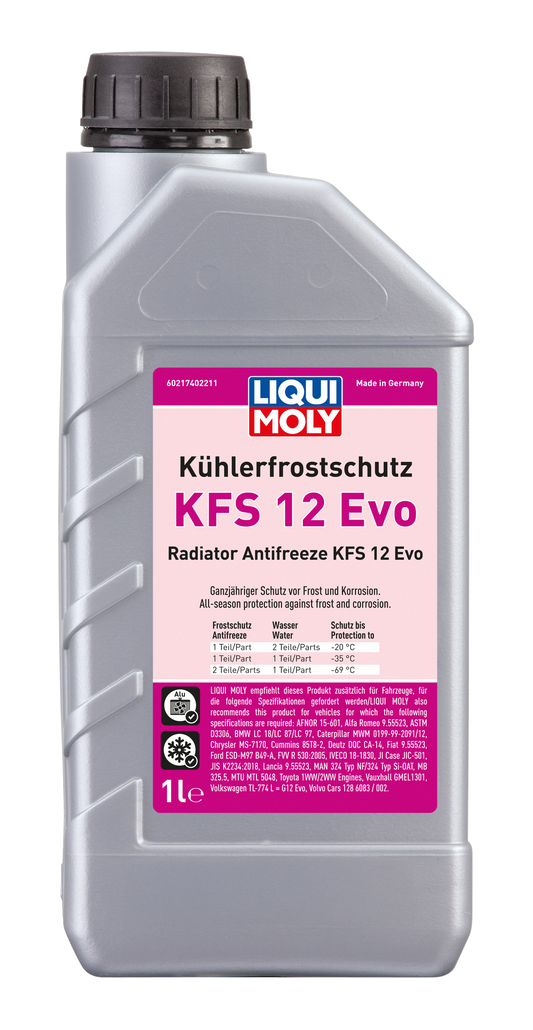 Liqui Moly Radiator Antifreeze KFS 12 Evo 1L -  21740 Liqui Moly