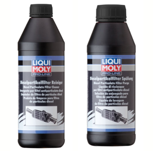 Pro-Line Diesel Particulate Cleaner 5169 & Pro-Line Diesel Particulate Filter Purge 5171 Combo - Liqui Moly