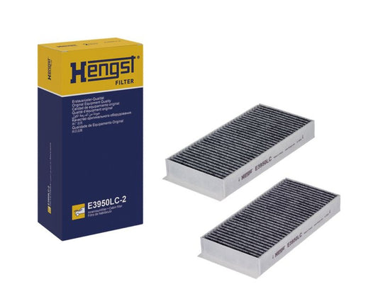 BMW X1 (F48), Mini Cooper - AC Filter (Activated Carbon) Set of 2 - E3950LC-2 Hengst
