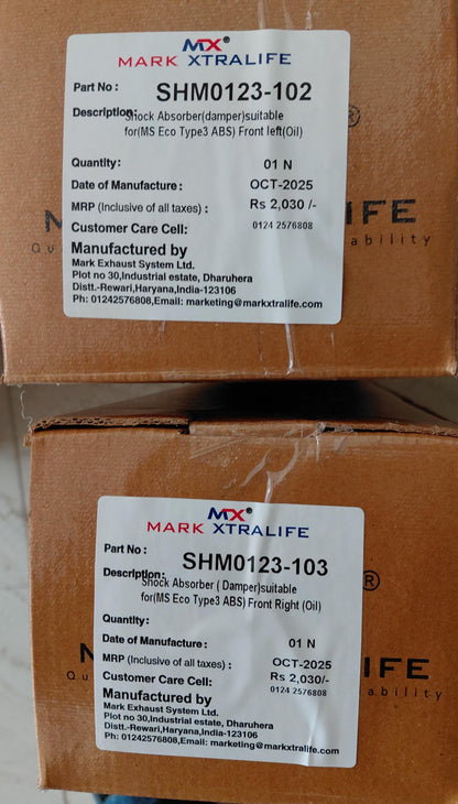 Maruti Suzuki Eeco T3 Front Shocker Set - SGM0318-102 & SGM0318-103 Mark Xtralife