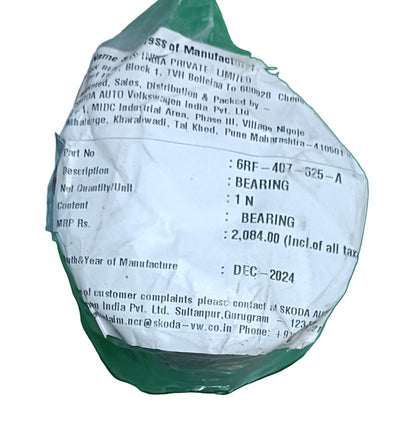 VW Vento, Polo, Skoda Rapid Front Wheel Bearing ABS - 6RF407625A VW