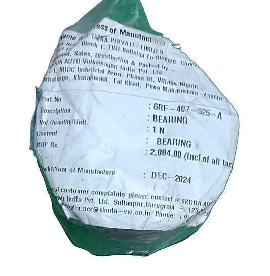 VW Vento, Polo, Skoda Rapid Front Wheel Bearing ABS - 6RF407625A VW