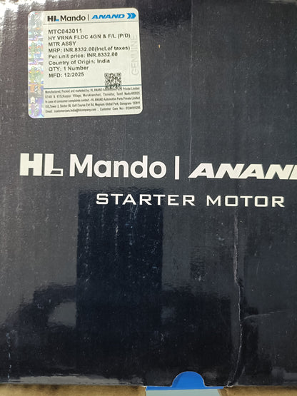 Hyundai Verna Fluidic 4th Gen Steering Motor - MTC043011 Mando