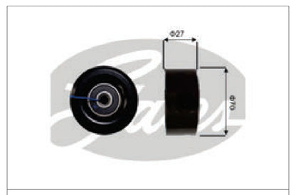 Nissan Sunny, Micra, Terrano, Scala, Evalia, Renault Duster, Pulse 1,2L 1.5L Fan Belt Adjuster Pulley - 7803-9636608A Gates