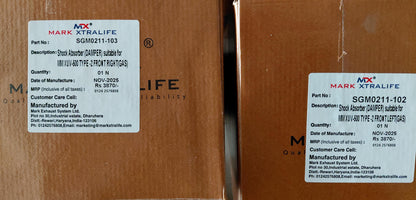 Mahindra XUV 500 T2 Front Shocker Set - SGM0211-102 & SGM0211-103 Mark Xtralife