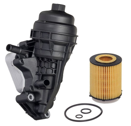 Mercedes AW176, V177, B W246, W247, CLA C W117, X117, W118, X118, GLA X153, X247 Petrol Oil Cooler Assembly - H807H Hengst