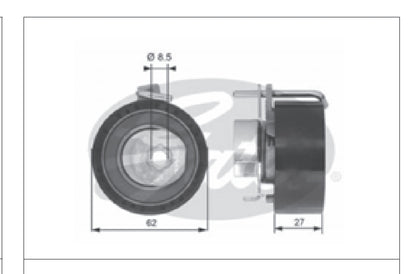 Ford Ecosport 1.5L Timing Adjuster - I96487A2000-A Gates