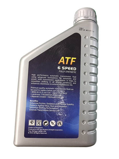 Delphi Fully Synthetic ATF 6 Speed 1L - 55303552P-14B1 Delphi
