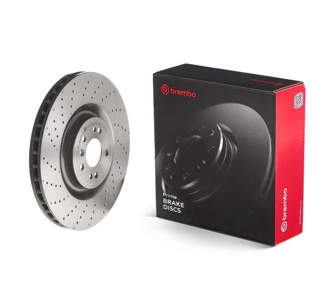 Mercedes ML, GL 166 350 Front Vented Brake Disc Set of 2, Dia 375 mm - 09A96021 Brembo