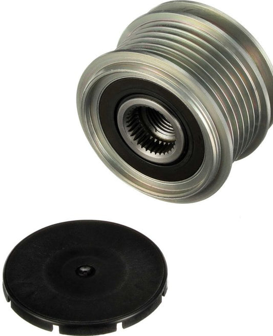 Audi A1 8X1, A3 8P1, Skoda Fabia II, Octavia II, Superb II. Yeti 5L, VW Jetta IV, Porsche Panamera Jeep Compass MK49 Alternator Pulley - 7789-9607013A Gates
