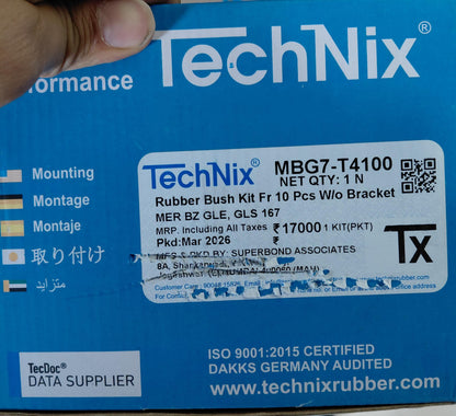 Mercedes GLE, GLS 167 - Front Bush Kit of 10 pcs - MBG7-T4100 - TechNix