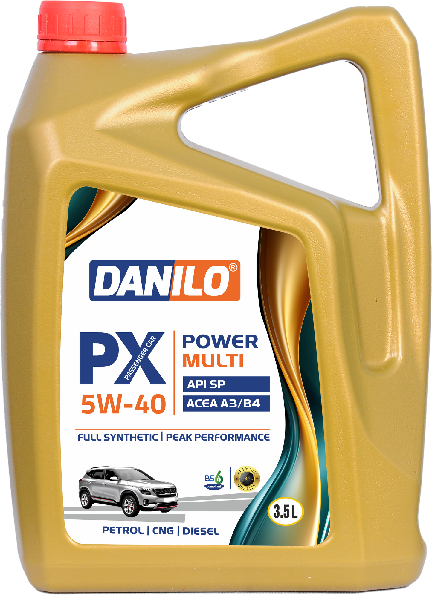 Danilo 5W-40 A3/B4 Fully Synthetic Engine Oil 3.5 Litres - Danilo Netherlands