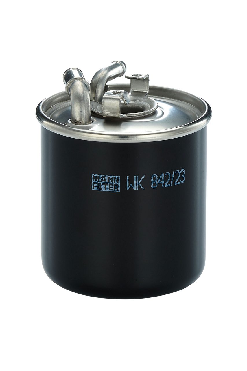 Mercedes C Class (W204/C204/S204), CLK (A/C209), CLS (C219), E Class (W/S211), M Class (W164), S Class (W221), Viano (639) - Fuel Filter WK 842/23x - Mann