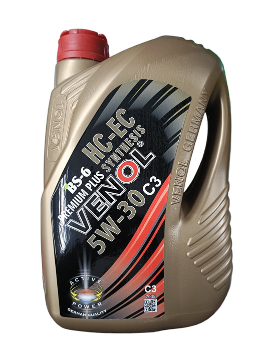 Venol SN/CF 5W-30 C3 HC-EC Premium Plus Synthesis Engine Oil 3.5L - Venol Germany