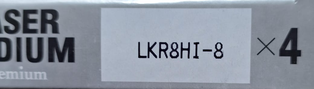 MGHEC Spark Plug Set LKR8HI-8 (Iridium) - NGK Genuine