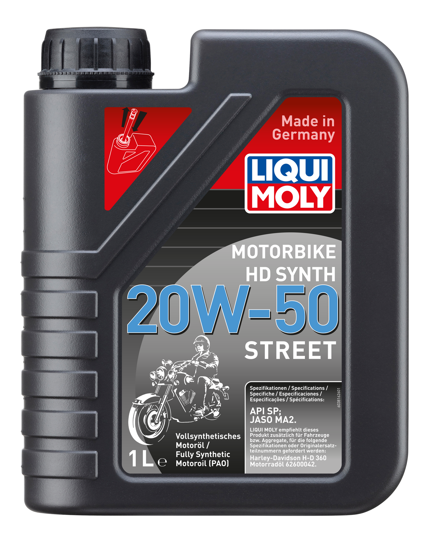Liqui Moly Motorbike HD Synth 20W-50 Street - 3816 Liqui Moly