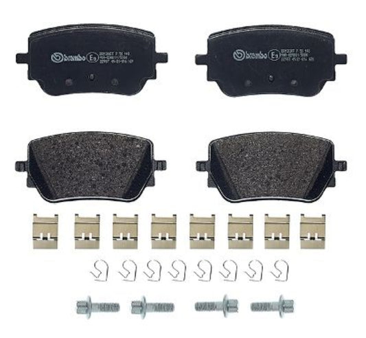 Mercedes A W177, B W247, CLA C118, GLA H247, GLB X247, EQA H243 Rear Brake Pad Set - P50148 Brembo