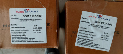 Maruti Suzuki Ignis Front Shocker Set - SGM0137-102 & SGM0137-103 Mark Xtralife