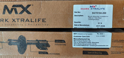 Maruti Suzuki Alto Old Rear - SGT0104-200 Mark Xtralife