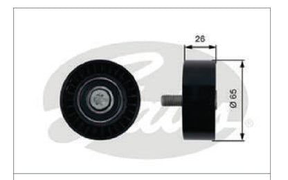 Chevrolet Cruze, Optra Magnum, Captiva 2.0L Diesel Pulley - 7786-9642304A Gates