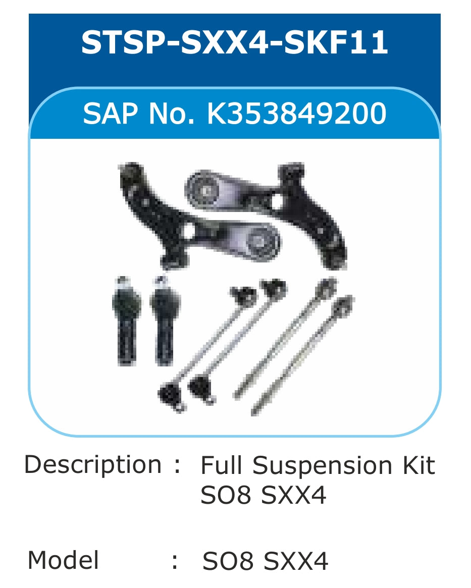 Maruti Suzuki SX4 Full Suspension Kit - STSP-SXX4-SKF11 Varroc