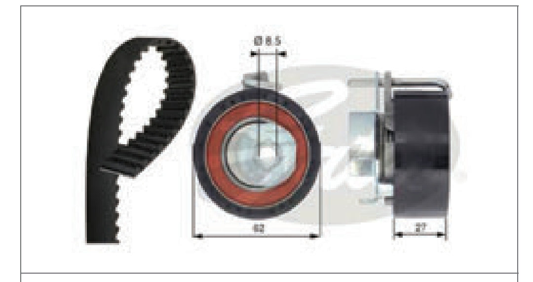 Ford Ecosport 1.5L Timing Kit  FORDESBDS8669 - 
 K015669XS Gates