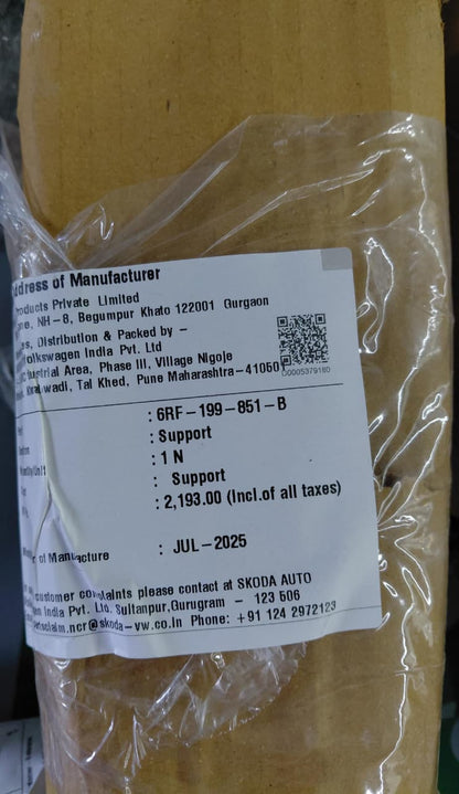 VW Vento, Skoda Rapid Petrol Balla Mount - 6RF199851D VW