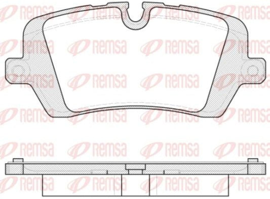 Land Rover Discovery V L462, Range Rover IV L405, Range Rover Sport II L494 Rear Brake Pad - 1541.00 Remsa