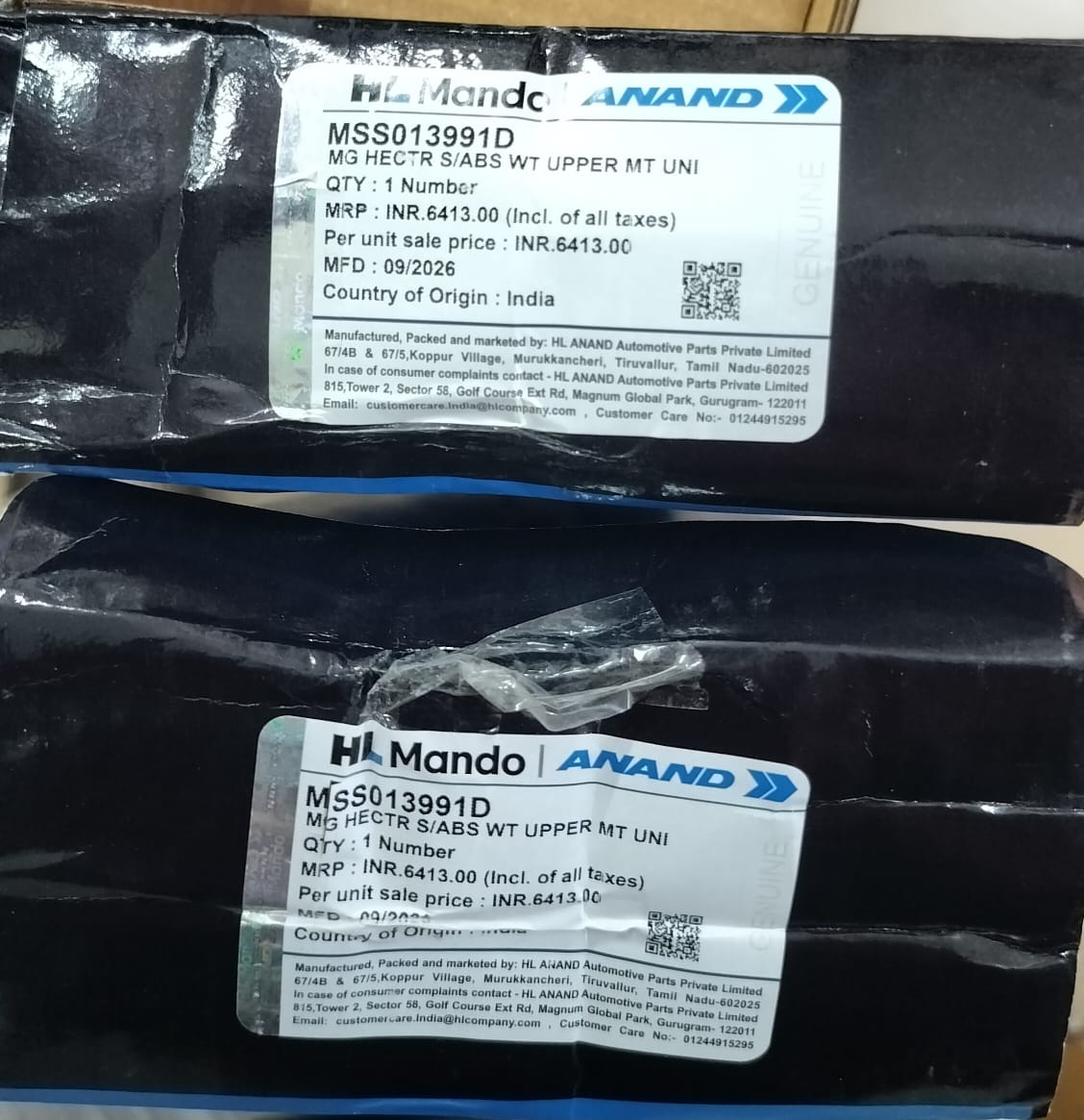 MGHEC Rear Shocker Set of 2 - MSS013991D Mando OEM