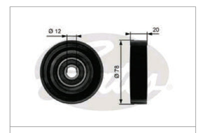 Hyundai Accent, Getz, Elantra 1.4L, 1.6L Petrol Fan Belt Adjuster - 7803-9636086A Gates