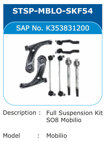 Honda Mobilio Full Suspension Kit - STSP-MBLO-SKF54 Varroc