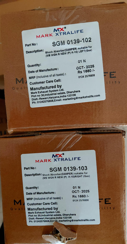 Maruti Suzuki Wagon-R New, K10 Front Shocker Set - SGM0139-102 & SGM0139-103 Mark Xtralife
