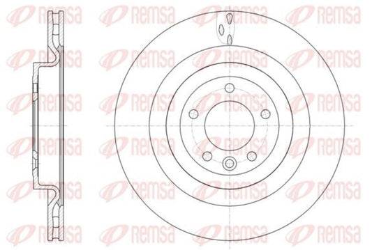 Land Rover Range Rover Sport I L320 Rear Disc Rotor Set Dia 365 mm - 61612.10 Remsa