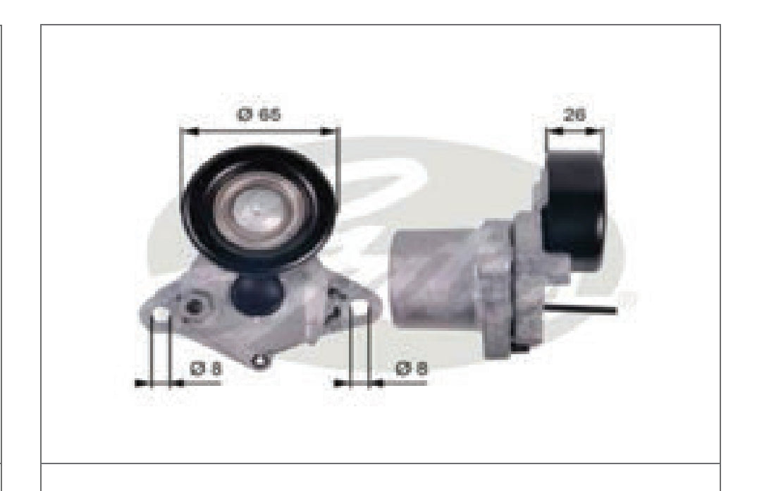 Hyundai Verna, i10 Grand, i20 Diesel Fan Belt Adjuster - 7808-9639123A Gates