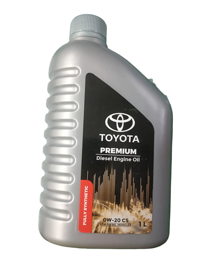 Toyota 0W-20 C5 Synthetic Diesel Engine Oil 1 Litre - Toyota BS6 Cars