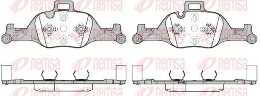 BMW 3 G20, 5 G30, G31, X5 G05, G06, X3 G01, G02 Front Brake Pad Set - 1740.00 Remsa