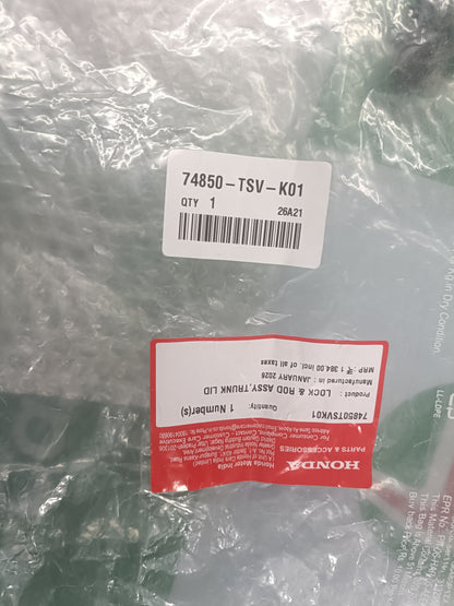 Honda Amaze Trunk Lid Latch - 74850TSVK01 Honda