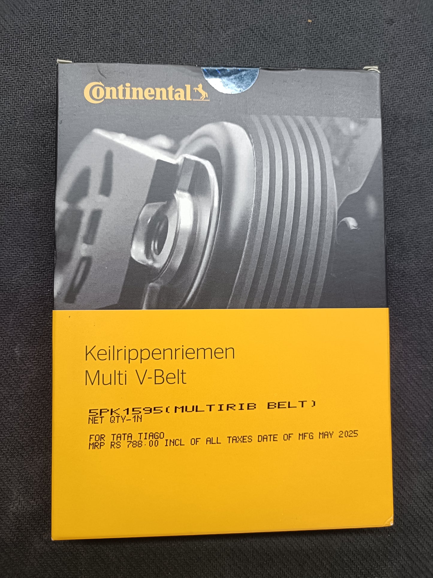 Ssangyong Rexton Fan Belt - 5PK1595 Continental