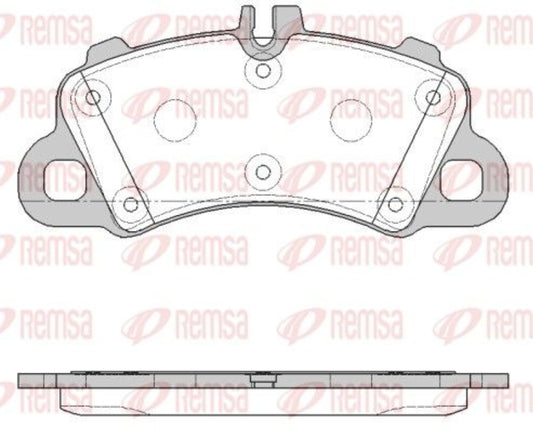 Porsche Cayenne 9YA, 9YB Front Brake Pads 2017 Onwards - 1862.00 Remsa