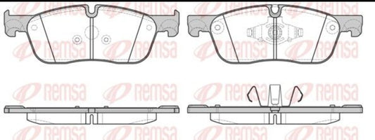 Land Rover Discovery Sport L550, Evoque L538 Front Brake Pad Set - 1633.00 Remsa