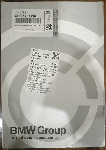 BMW Genuine AC Filter - 64115A1BDB6 BMW