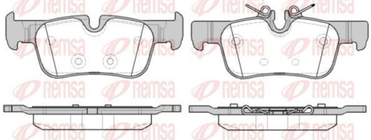 BMW X1 New F48, Mini F54, F60 Rearl Brake Pads - 1573.00 Remsa