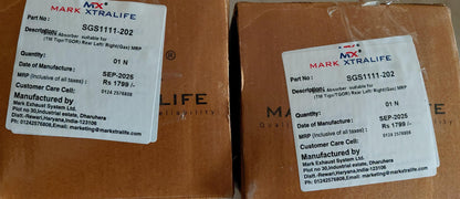 Tata Tiago, Tigor Rear Shocker Set - SGS1111-202 Mark Xtralife