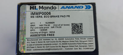 Maruti Suzuki Eeco Front Brake Pads - IMMP0006 Mando