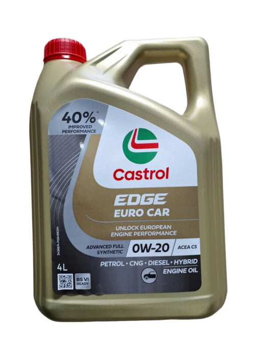 Jeep Compass, MGHEC, Tata Harrier Diesel Service Combo - Jeep Oil Filter + 5L 0W-20 C5 Castrol Edge