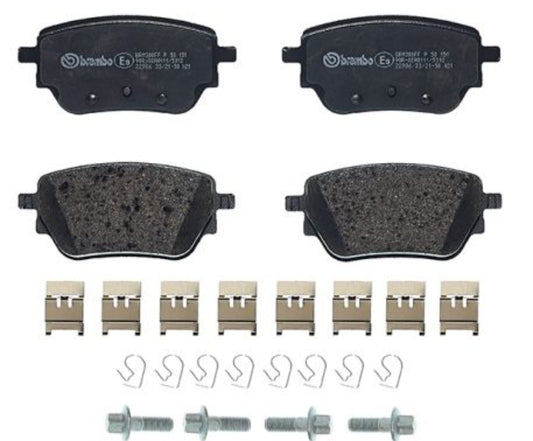 Mercedes A W177, B W247, CLA C118, GLA H247, GLB X247, EQA H243 Rear Brake Pad Set - P50151 Brembo