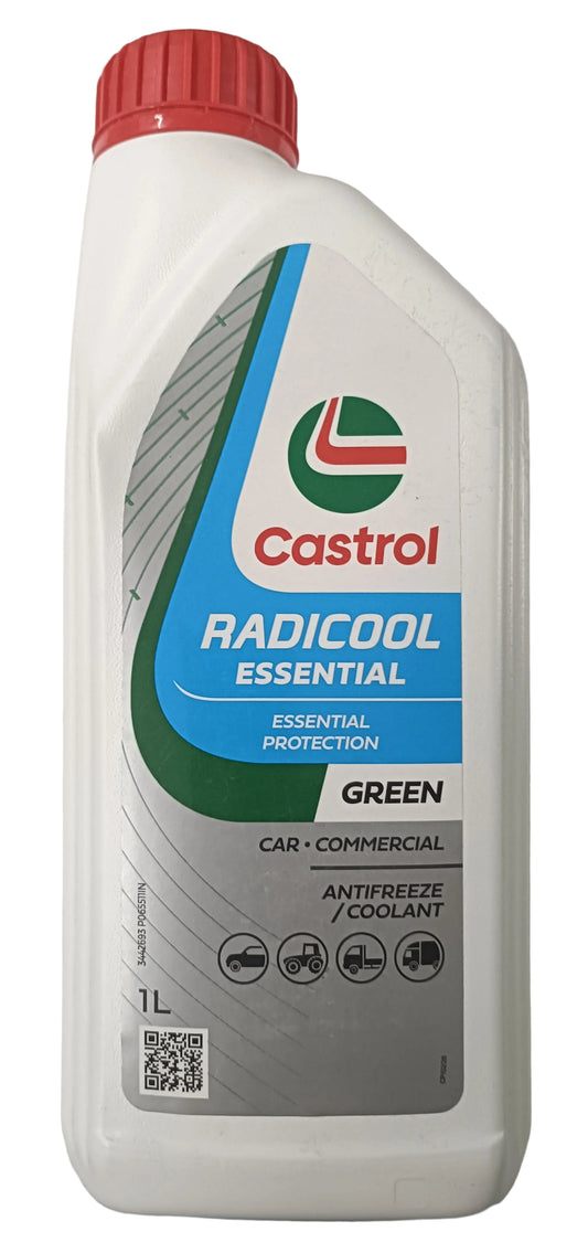 Castrol Green Radicool Essential Protection Antifreeze/Coolant 1L - Castrol