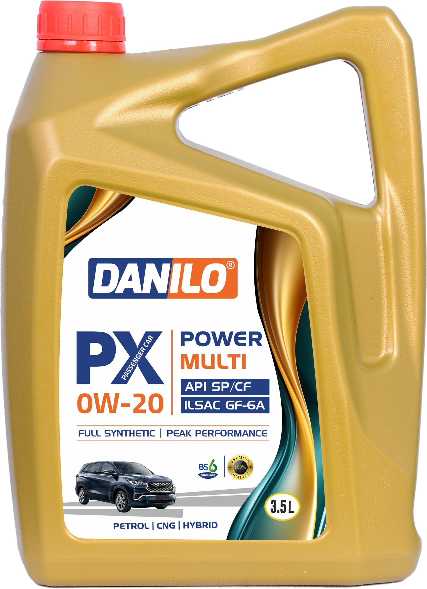 Danilo Full Synthetic API SP/CF 0W-20 Fully Synthetic Engine Oil 3.5 Litres - Danilo Netherlands