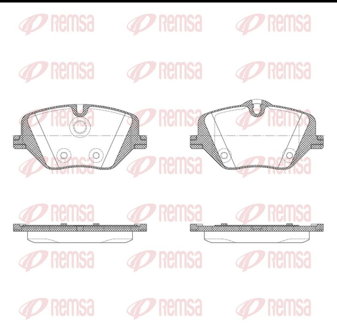 BMW X1 U11, 5 G60 Front Brake Pads - X2031.00 Remsa